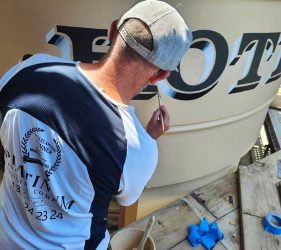 Skilled Heritage Painters – The Platinum team at work on Sydney’s landmark.