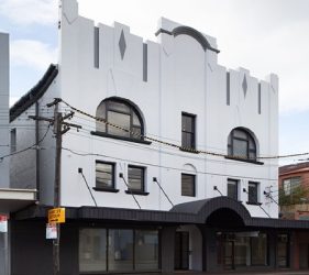 Commercial office freshly painted in light gray Crows Nest Sydney